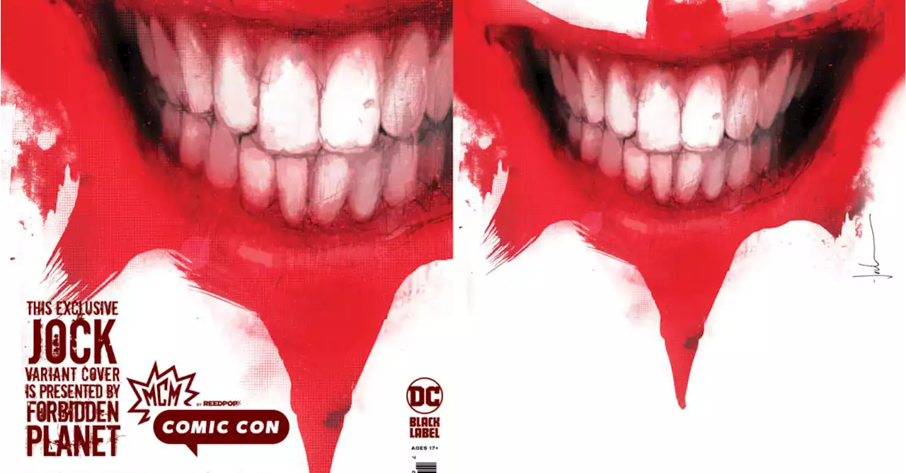 Jock Signs Exclusive Batman/Joker Foil Cover at MCM London Comic Con