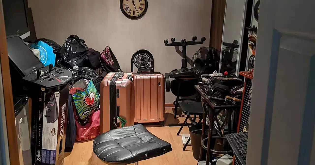 Someone is renting a room in a cluttered Toronto basement for $800 a month