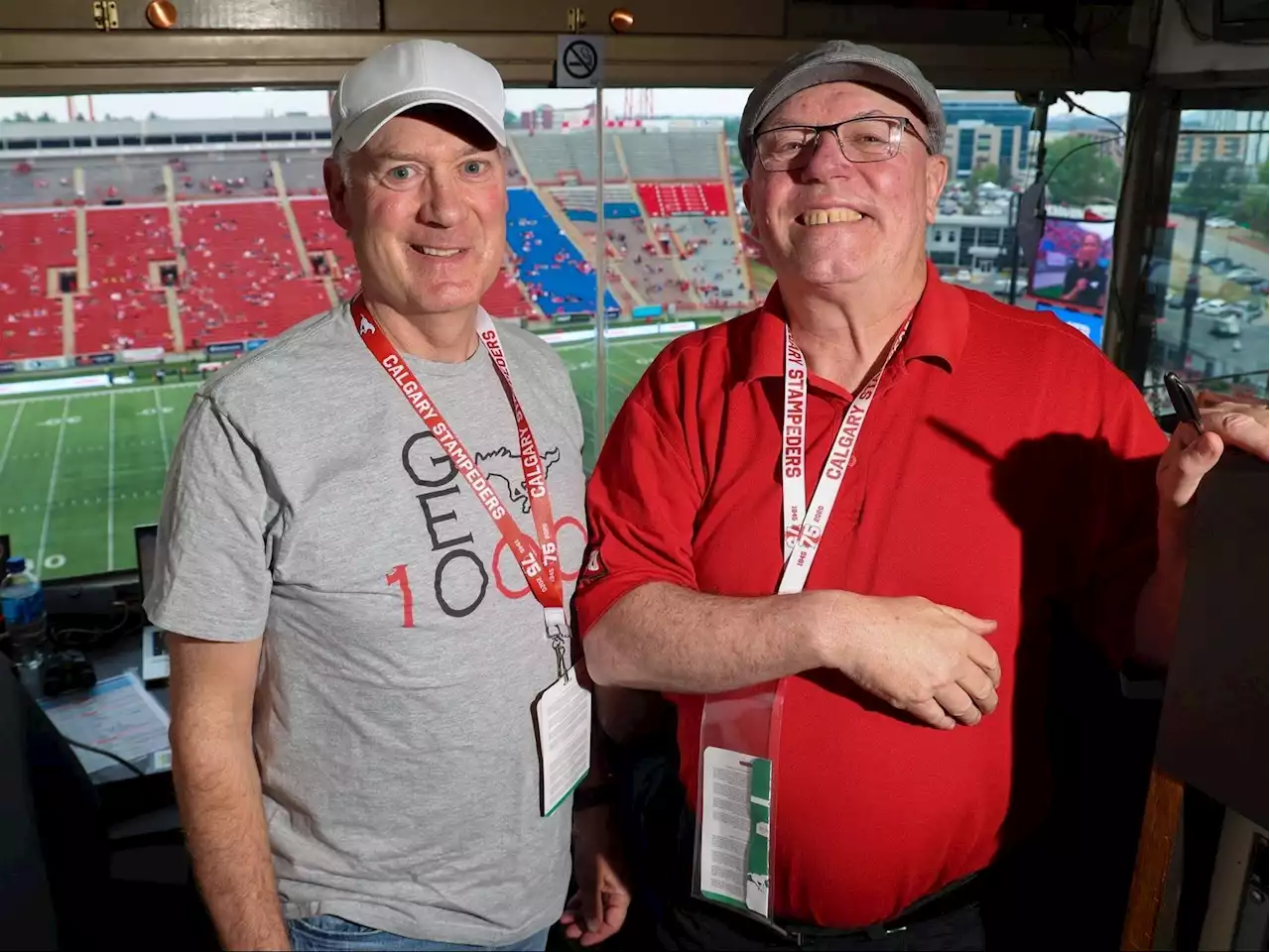 Stampeders voice Mark Stephen, colour-guy Greg Peterson part of Alberta hall call