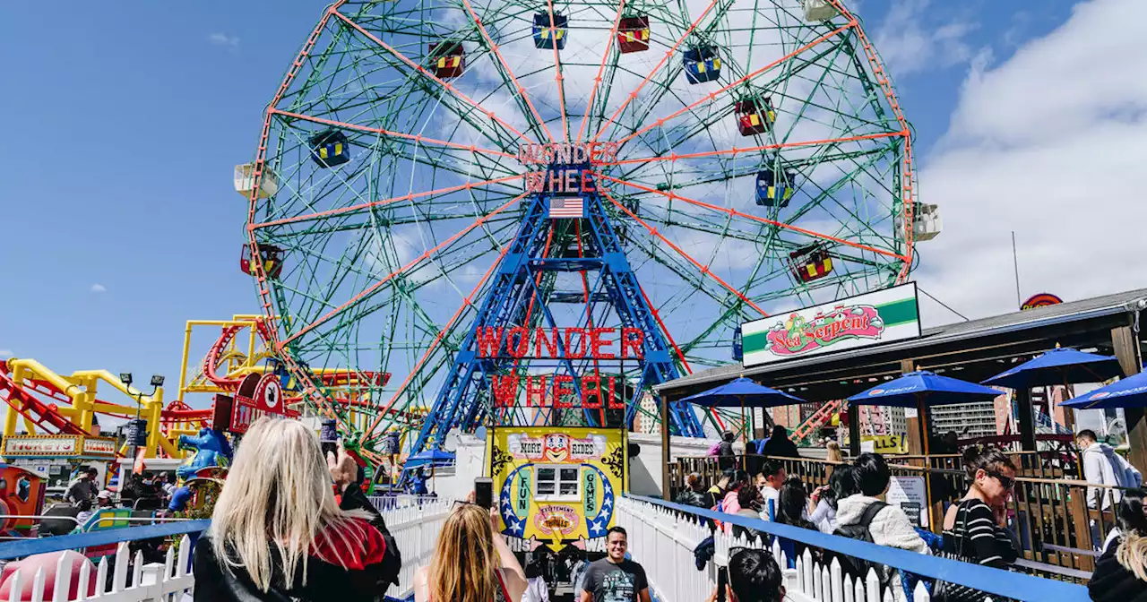 Coney Island boardwalk comes to life, as NYC beaches reopen for Memorial Day Weekend