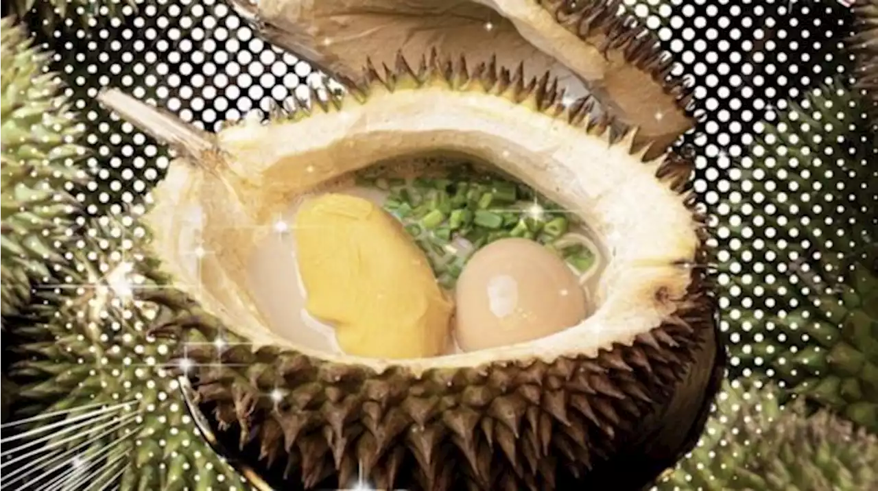 Viral! Penampakan Ramen Berduri Pakai 'Mangkok' Durian