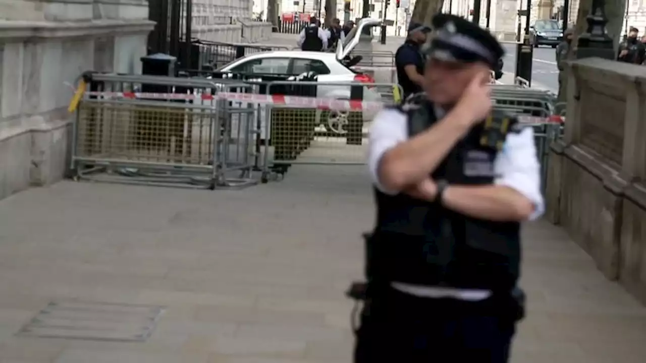 Man arrested after car driven at gates of Downing Street in London | CNN