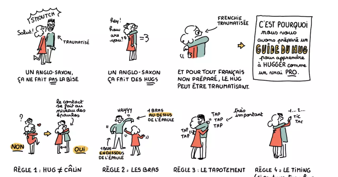 Blog Dessins. Petit guide de survie au hug…