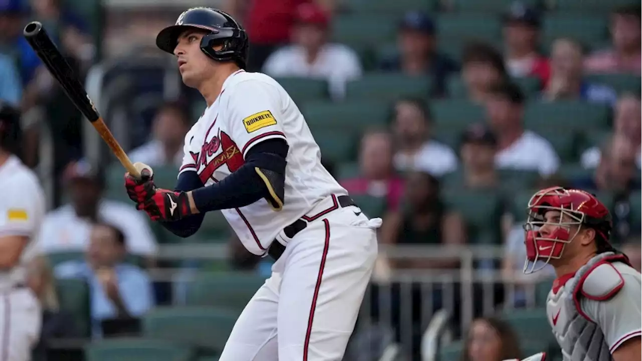 Riley, d'Arnaud lead Braves to 8-5 win over Phillies in rematch of 2022 playoffs