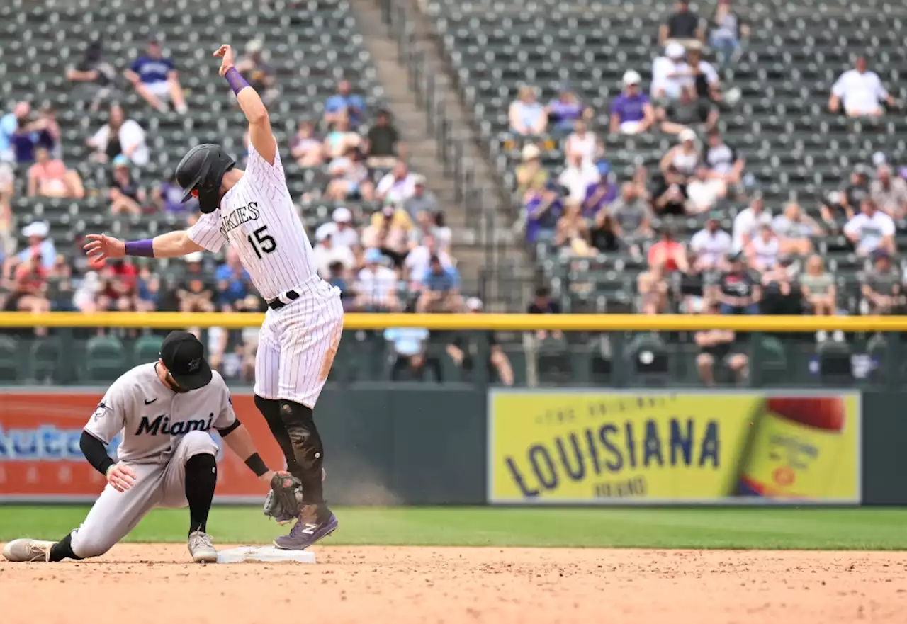 Rockies blow ninth-inning lead, but walk off Marlins on Ezequiel Tovar hit to win series