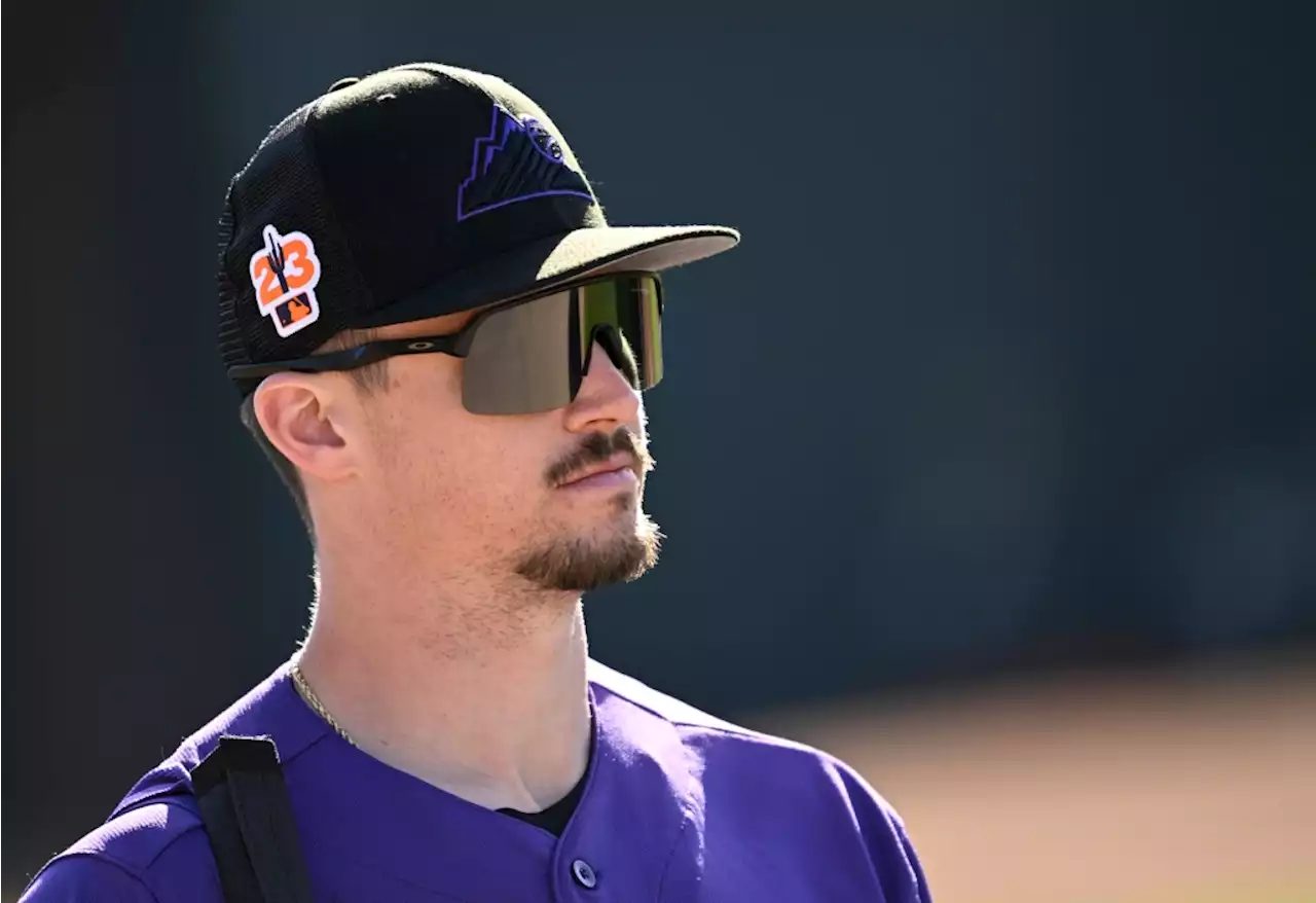 Rockies rookie Brenton Doyle carted off field after crashing into center field wall in 9th inning vs Marlins