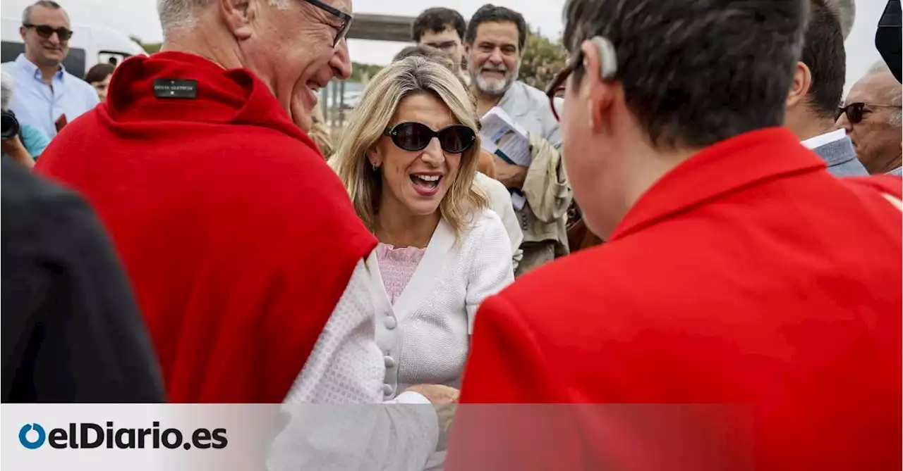 Yolanda Díaz, en la Comunitat Valenciana: pide el voto a Podemos en la Generalitat y apoyo a Compromís en el Ayuntamiento