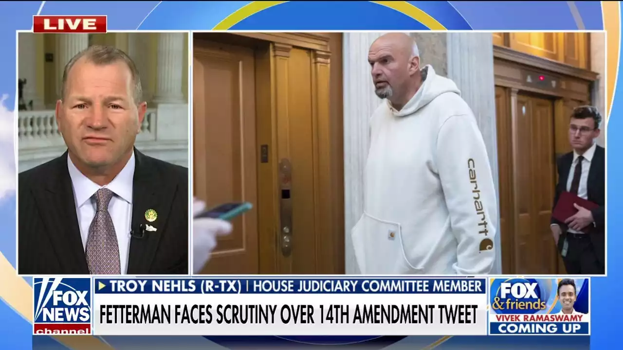 Sen. John Fetterman ripped over 14th Amendment push to raise debt limit: 'God help us all'