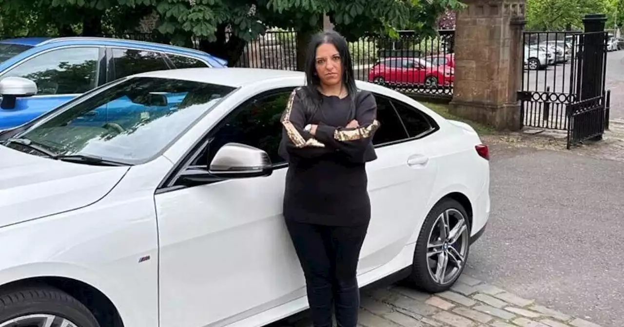 Glasgow BMW driver furious after potholes ruin two tyres as she forks out £300