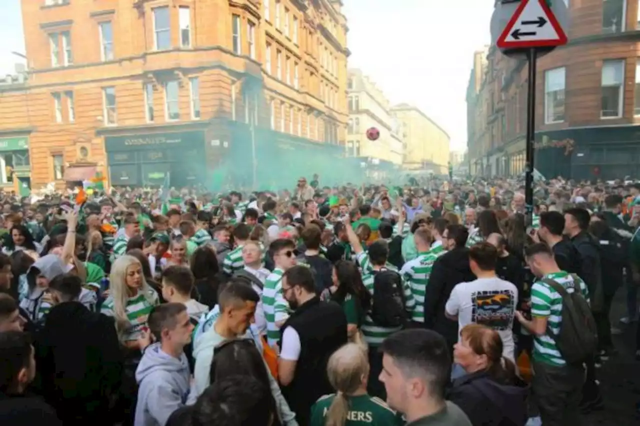 Council chiefs warn Celtic fans gathering in Glasgow to 'respect their surroundings'