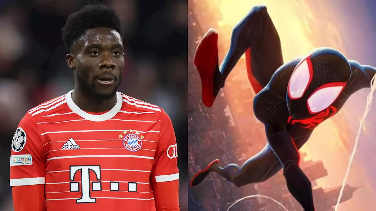 Wuih! Bintang Bayern Munich Alphonso Davies Jadi Bintang Film Spider-Man Teranyar, Across The Spider-Verse | Goal.com Indonesia