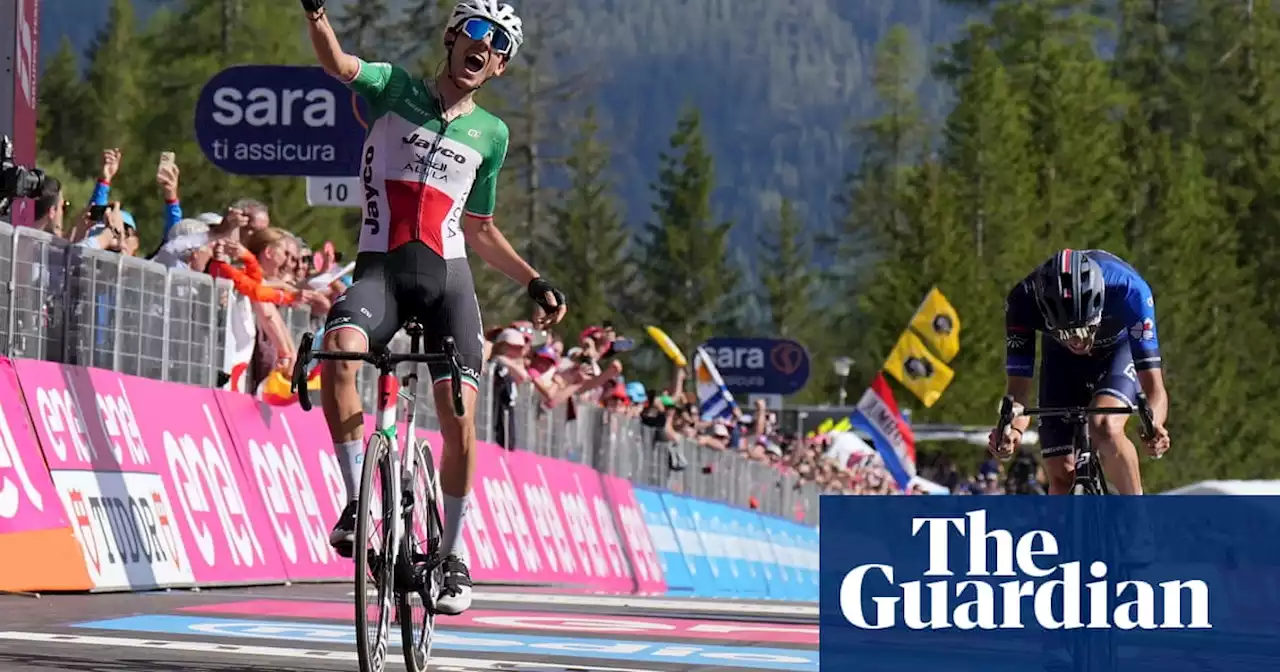 Giro d’Italia: Geraint Thomas holds firm as Filippo Zana earns home stage 18 win