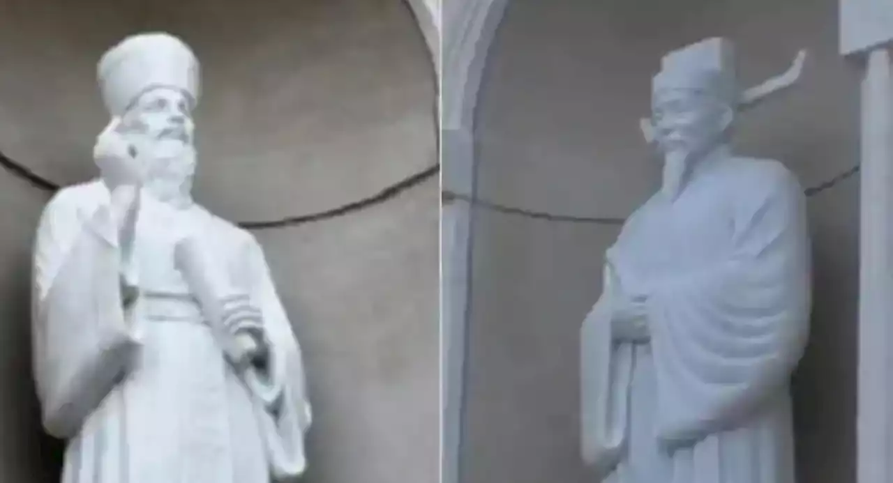 Statues of Venerable Ricci, Xu Guangqi unveiled in Italy