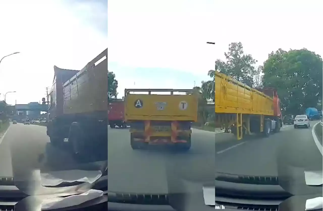 (Video) Lorry Driver Caught Driving Recklessly & Stopped In The Middle Of Federal Highway - Hype MY