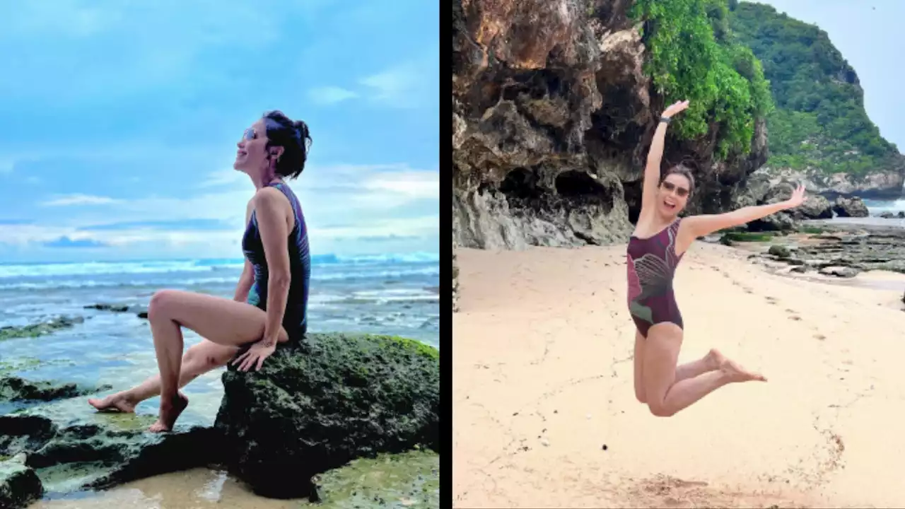 Zoe Tay shows off her beach body in a swimsuit; netizen says she is still the queen of Mediacorp - Singapore News