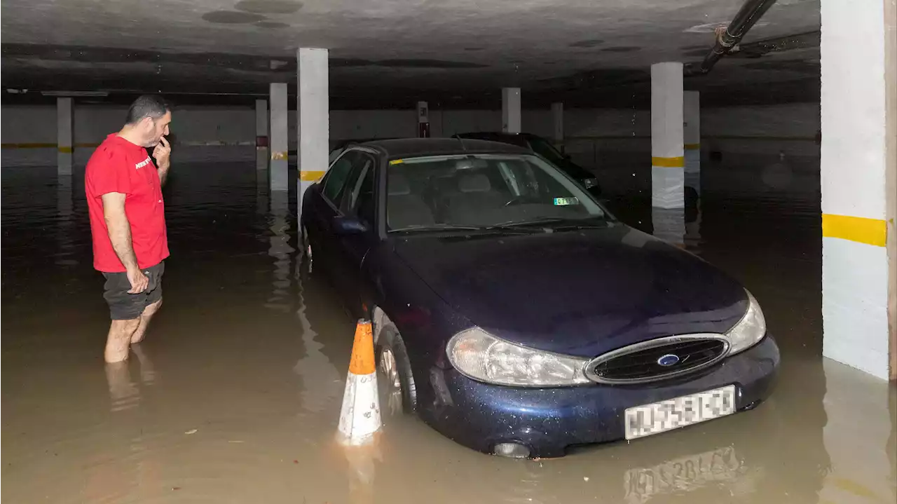 La DANA causa inundaciones en Murcia y Madrid