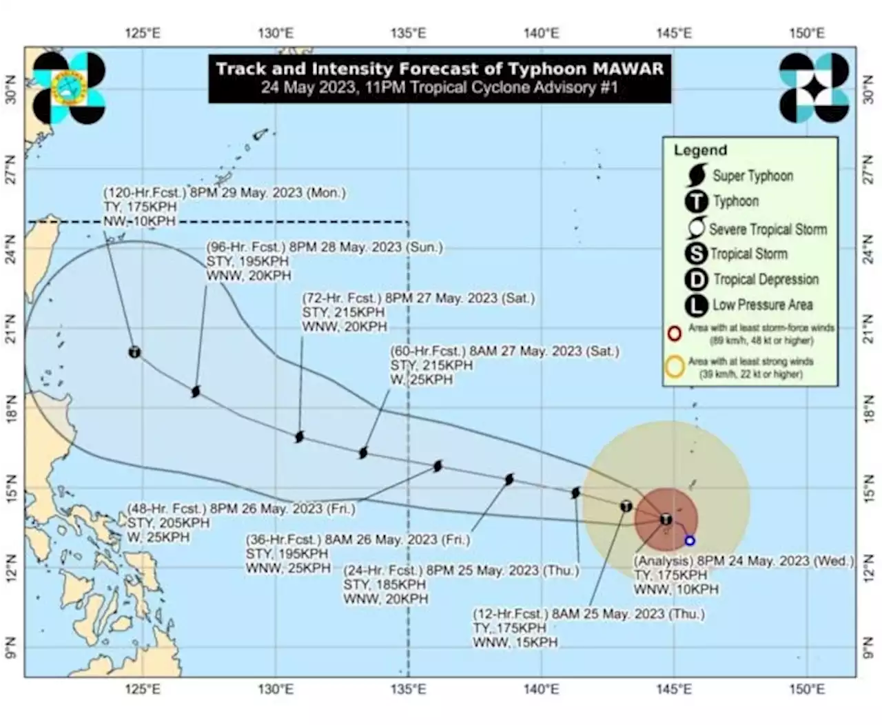 Palace: Gov’t monitoring Super Typhoon Mawar, contingency measures in place