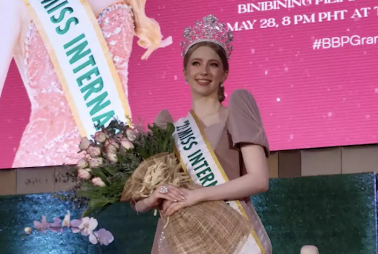 Reigning Miss International Jasmin Selberg in the Philippines for Binibining Pilipinas 2023