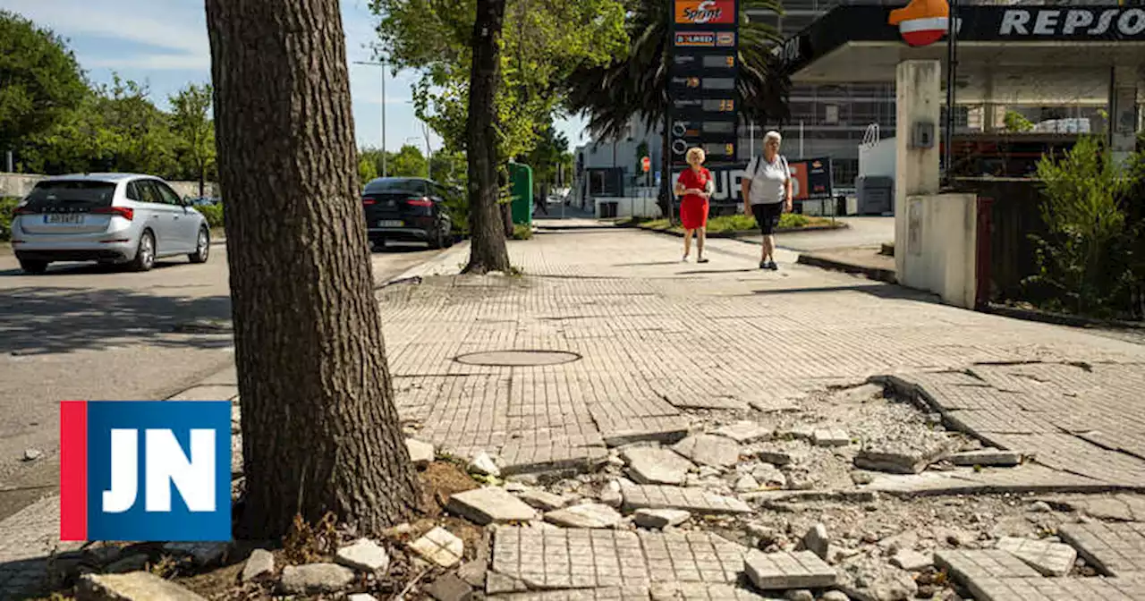 ″Muitos tombos″ por causa do mau estado dos passeios em Matosinhos