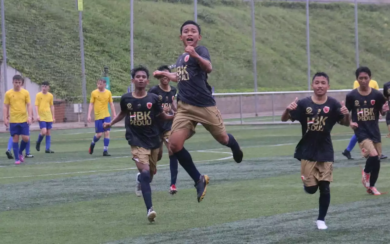 Tanding di Barcelona, Lombok FC Tumbangkan Tim Asal Irlandia dengan Skor Telak