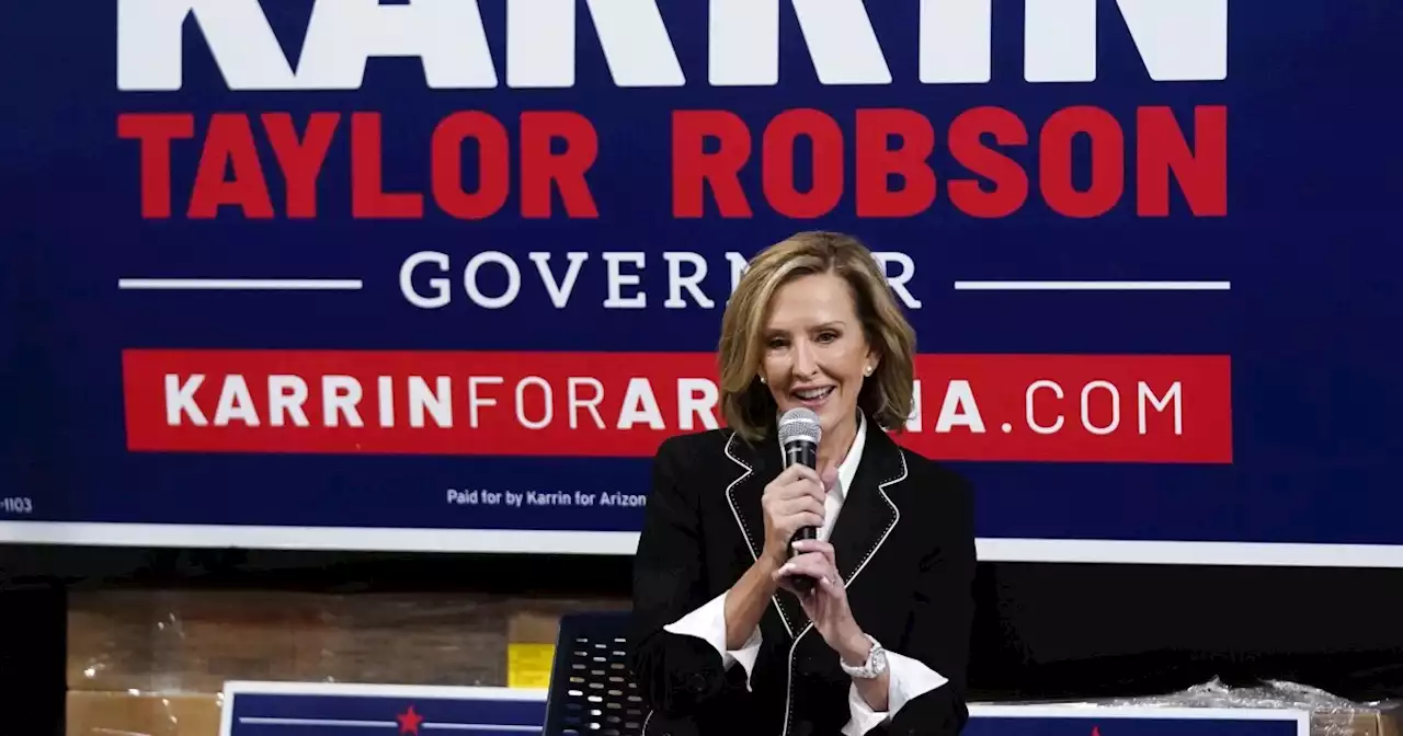 Republican Karrin Taylor Robson says she won't run for Sinema's Senate seat in Arizona