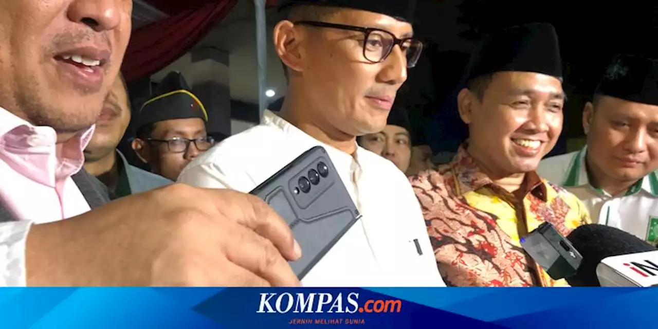 Mardiono Ungkap Alasan Pertimbangkan Sandiaga Jadi Cawapres Ganjar