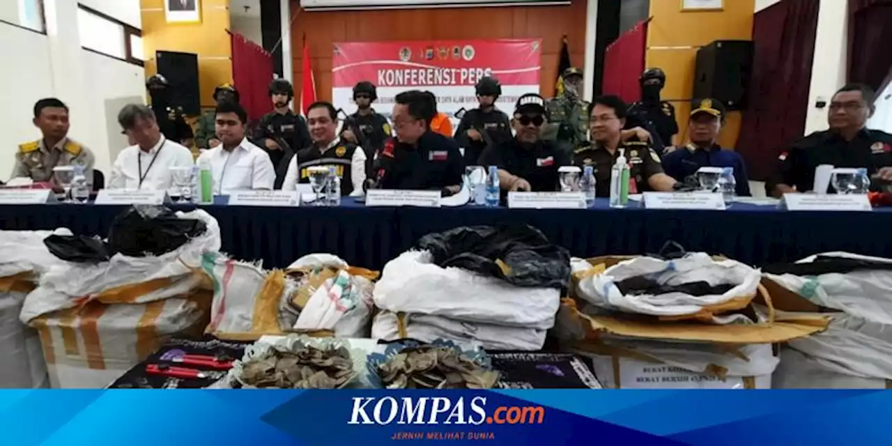 Penyelundupan 360 Kilogram Sisik Trenggiling Senilai RP 72 Miliar di Banjarmasin Digagalkan