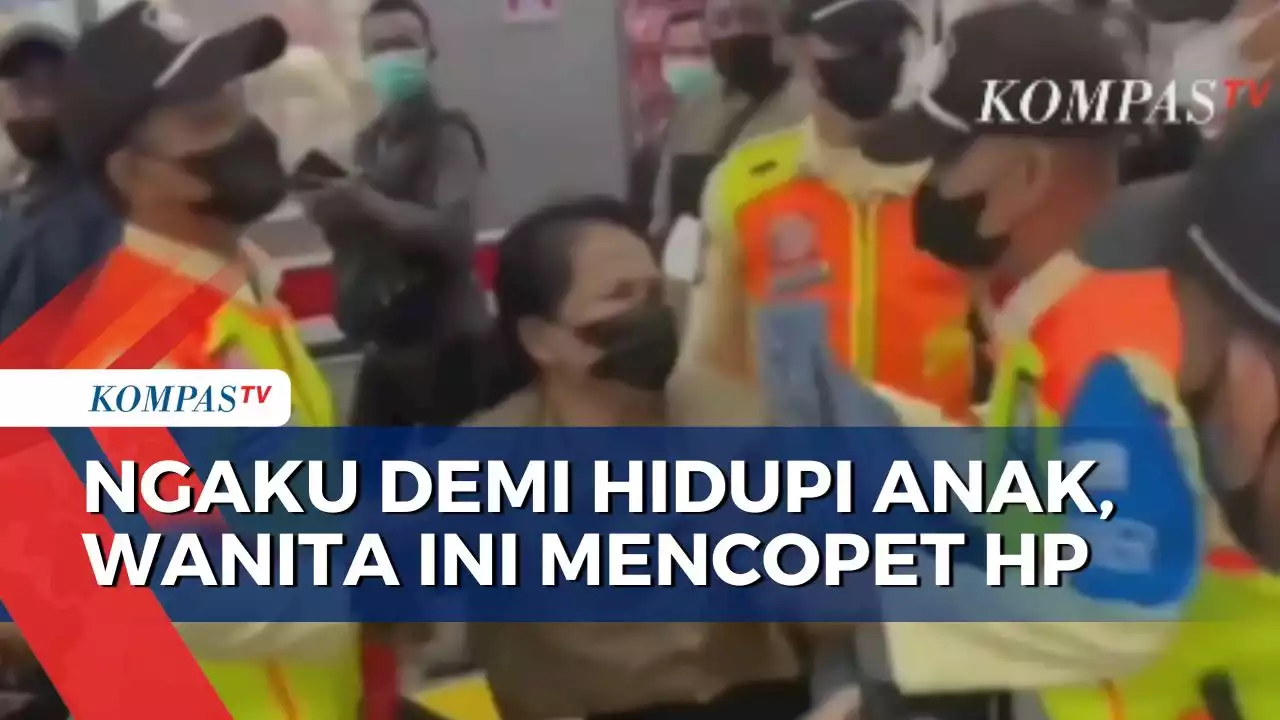 Ketahuan Nyopet HP di Gerbong KRL, Emak-Emak Ini Histeris Saat Digiring Paksa Petugas!