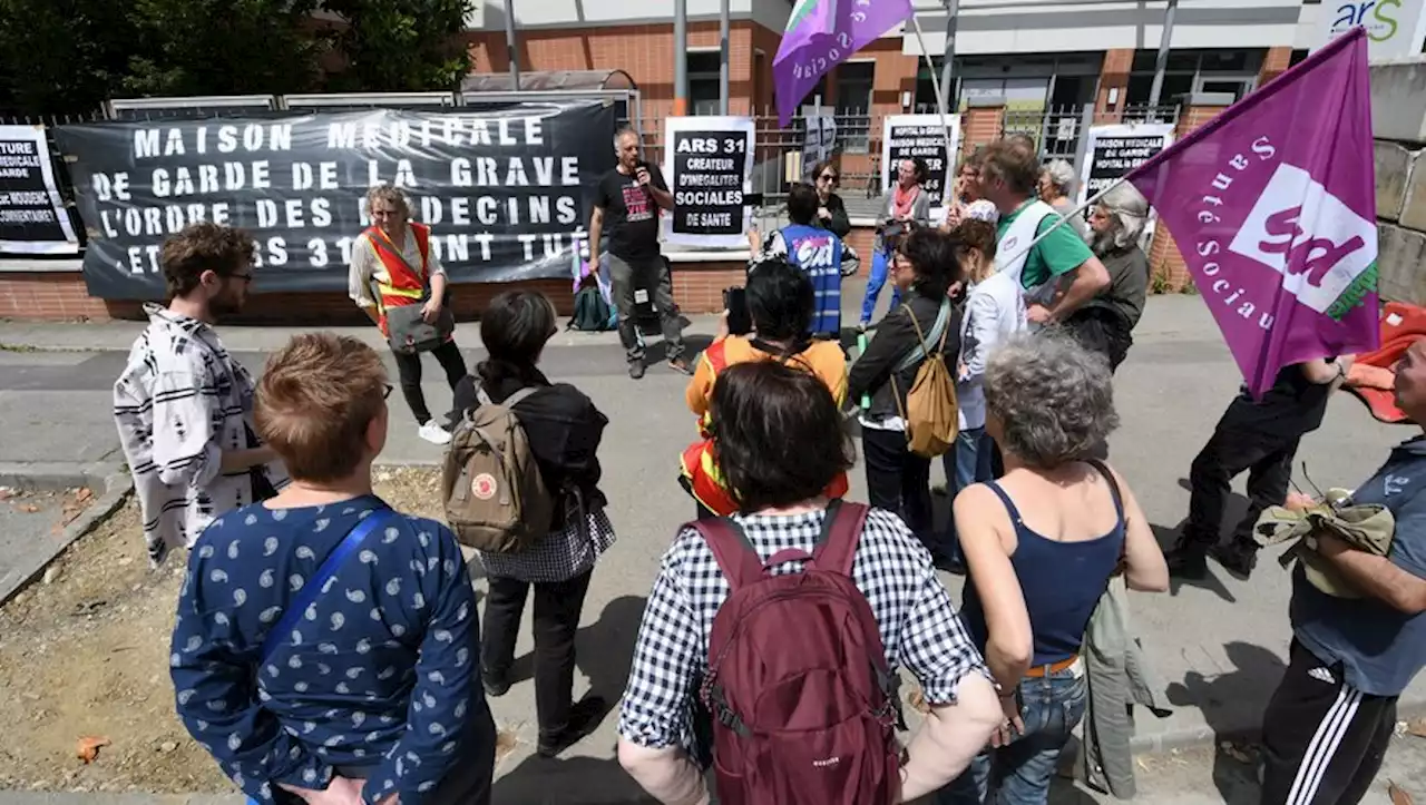 Toulouse : une manifestation des personnels soignants contre la fermeture de la Maison médicale de La Grave