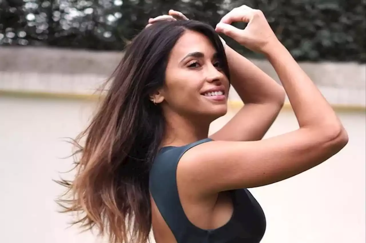 Anto Roccuzzo lució un conjunto elegante sport y arrasó en las redes sociales