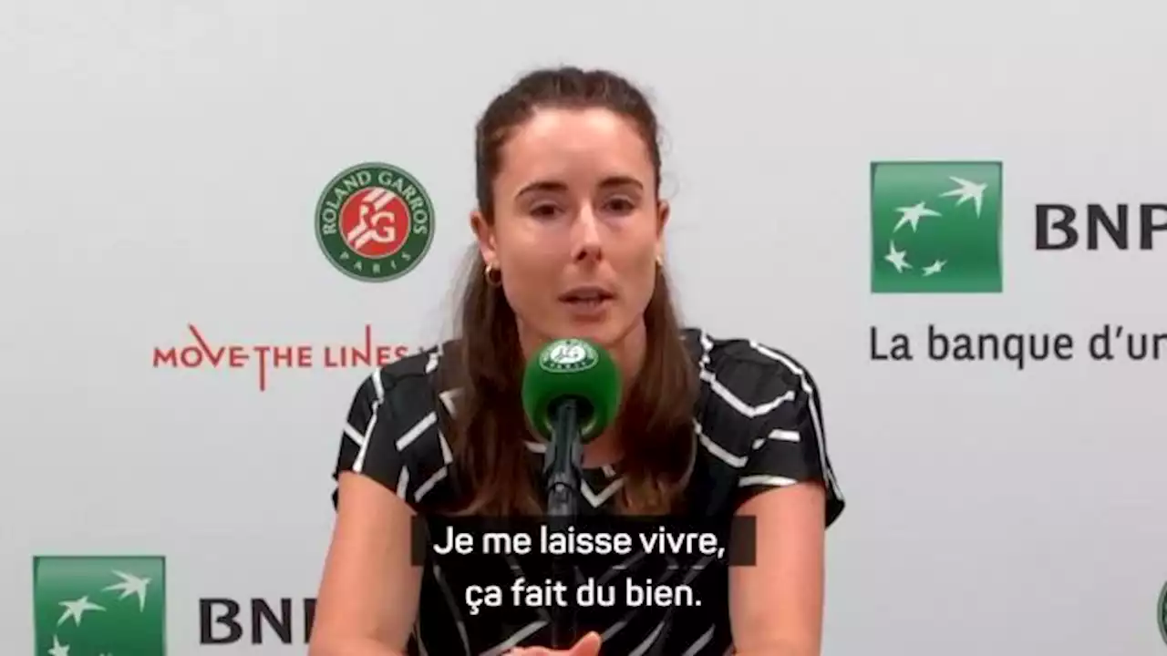 Alizé Cornet : « La fin est proche mais je n'ai pas de date butoir »