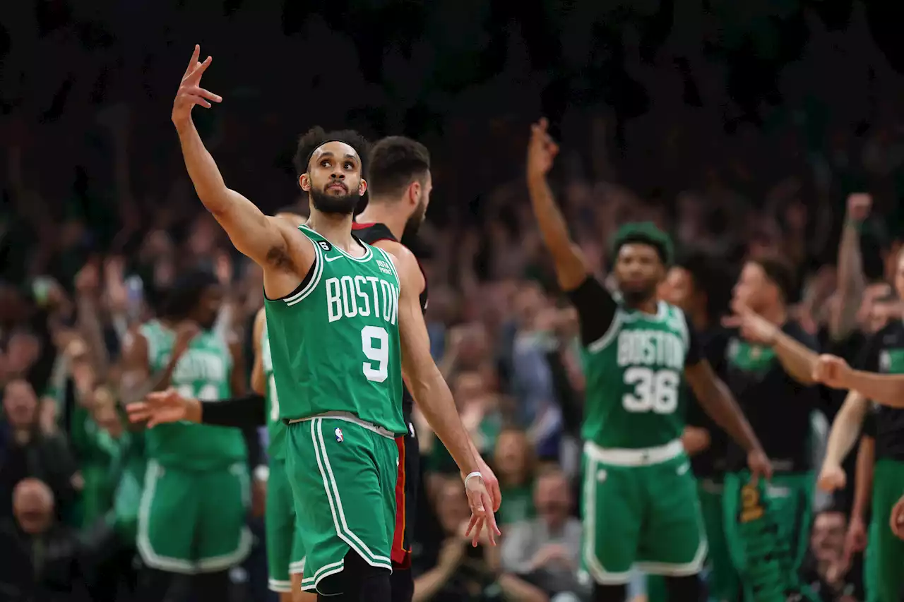 Celtics pummel Heat to keep NBA title hopes alive