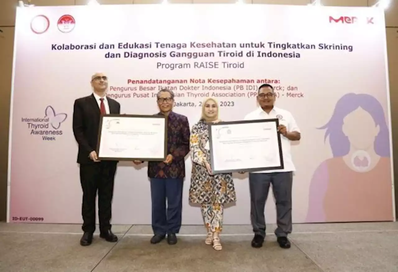 Gandeng IDI dan InaTA, Merck Tingkatkan Skrining dan Diagnosis Gangguan Tiroid