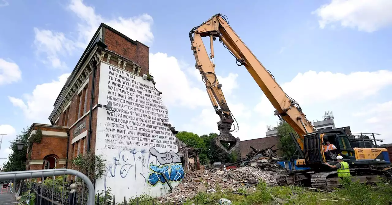 Almost 200-years of history brought to a sad end as landmark razed to the ground