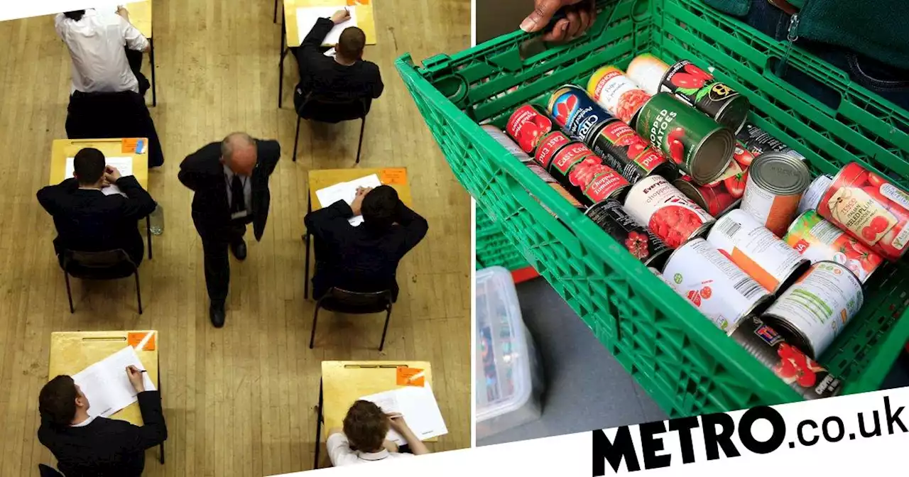 Pupils whose families used food banks during Covid 'got lower GCSE grades'