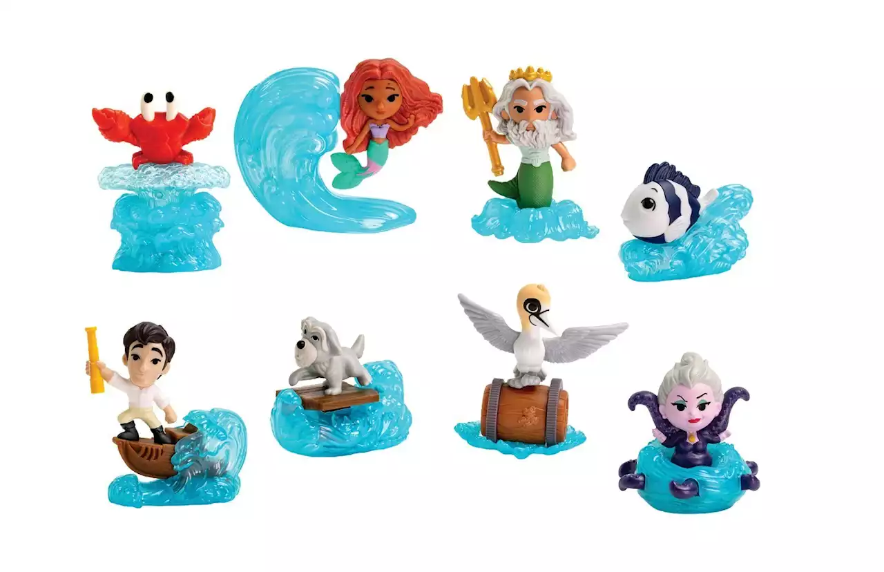 McDonald's Unveils ‘Little Mermaid' Happy Meal Toys, Boxes