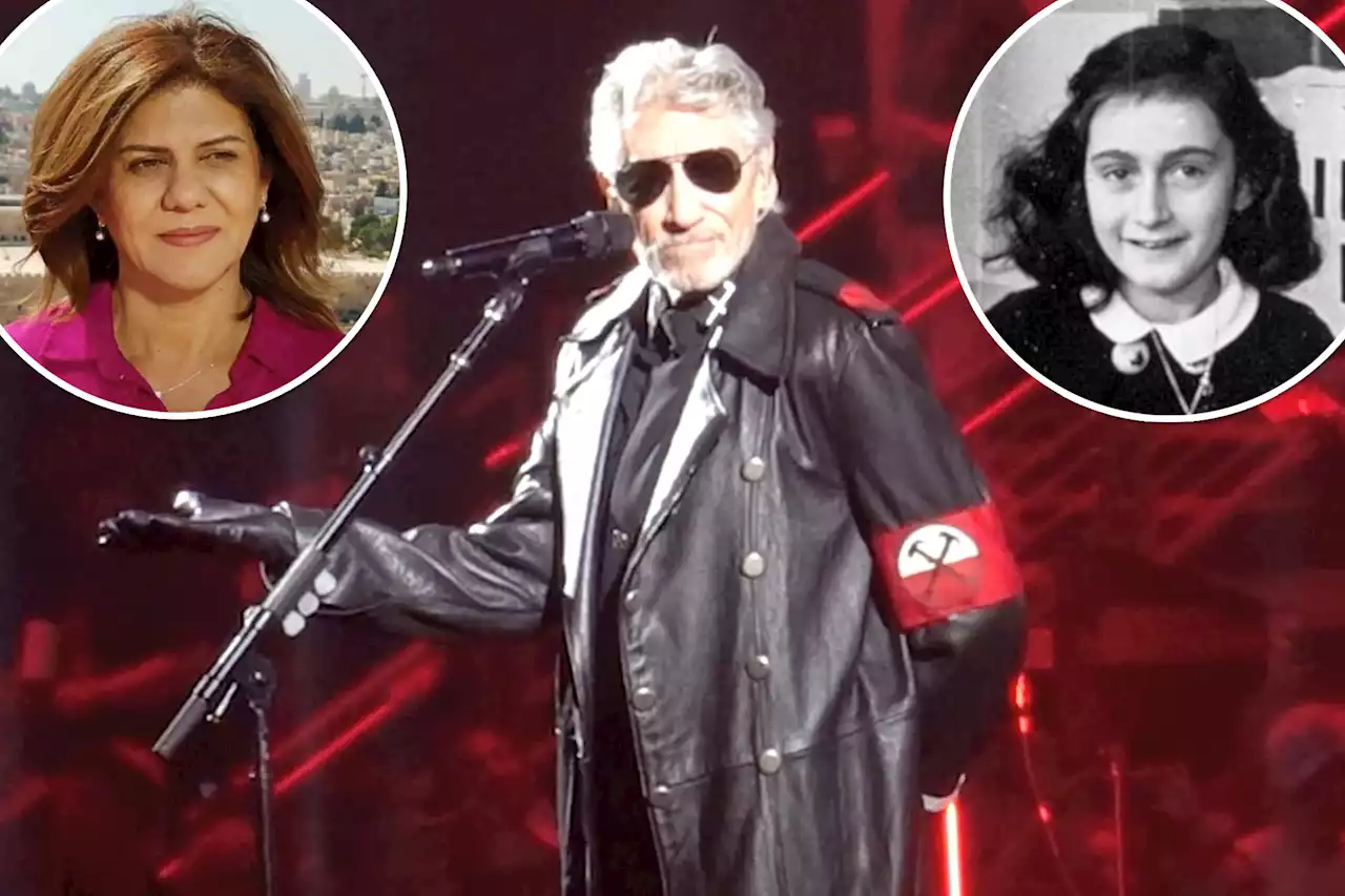 Roger Waters dresses up as Nazi officer: ‘Desecrating the memory of Anne Frank’