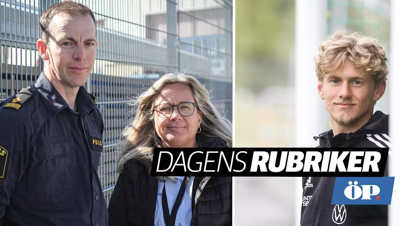 Fredagens rubriker: Travprofil i olycka • Polisen om byggen ”Modernt slaveri” • Framtidsnamn tränar med ÖFK