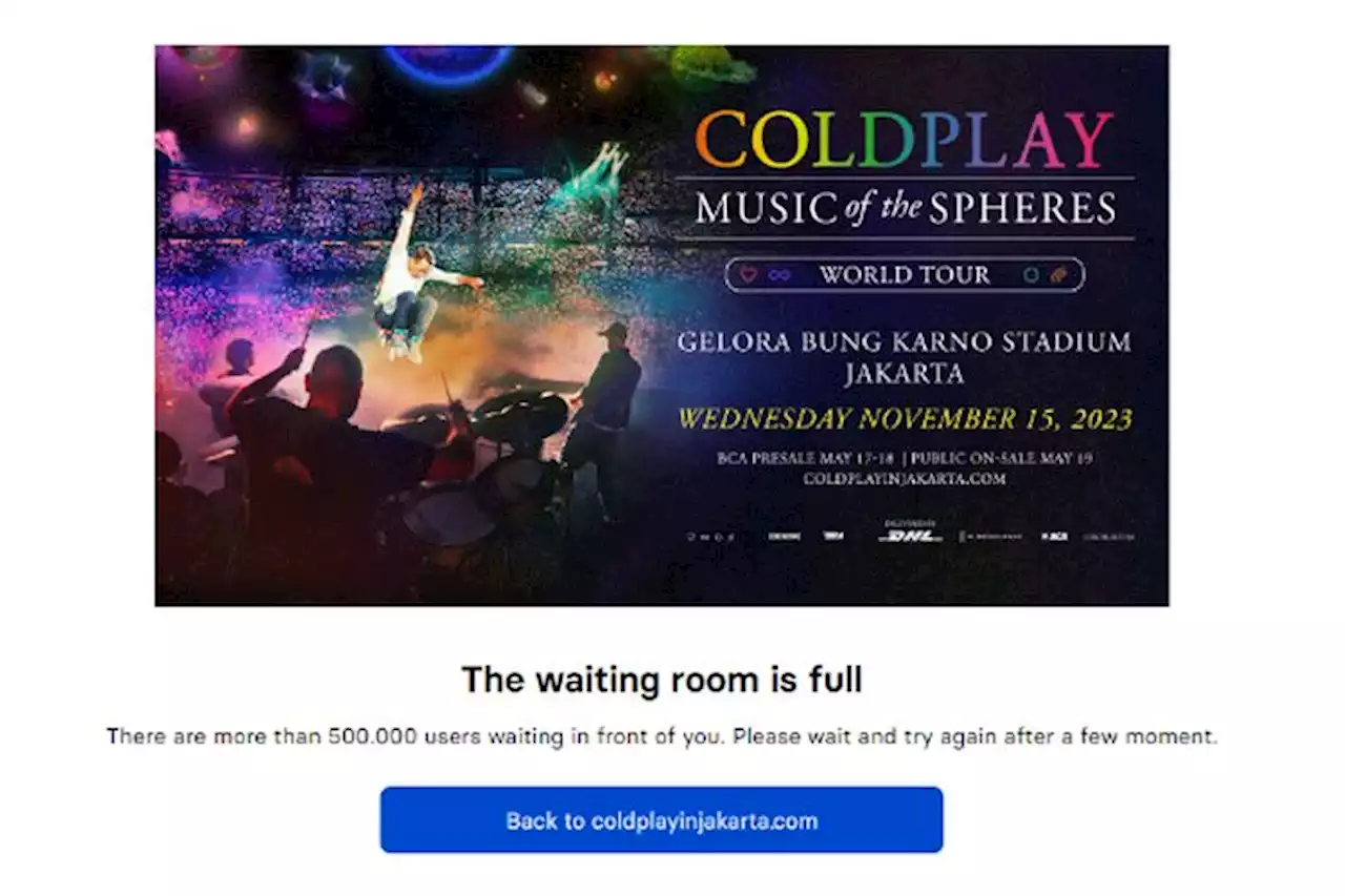 Marak Penipuan Tiket Konser Coldplay, Promotor Dapat Sentilan dari Polisi