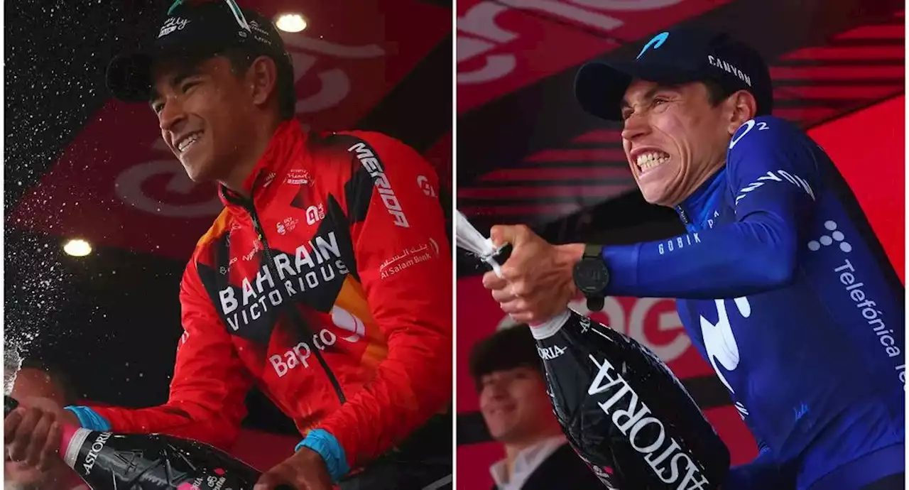 Santiago Buitrago y Éiner Rubio ganaron etapas más duras del Giro de Italia 2023: así van - Pulzo