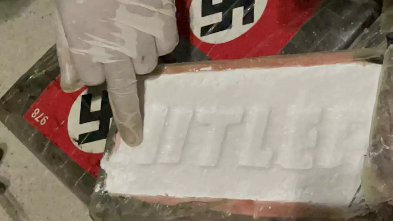 Incautaron cargamento de cocaína con símbolos nazis; tenía curioso diseño en relieve - Pulzo