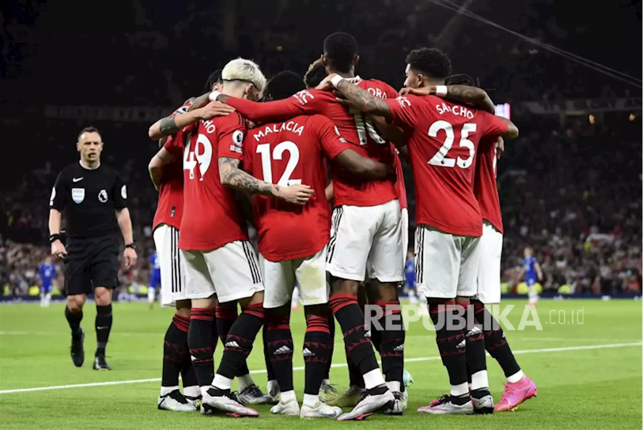 Para Pemain MU Bersukacita Dipastikan Lolos ke Liga Champions |Republika Online