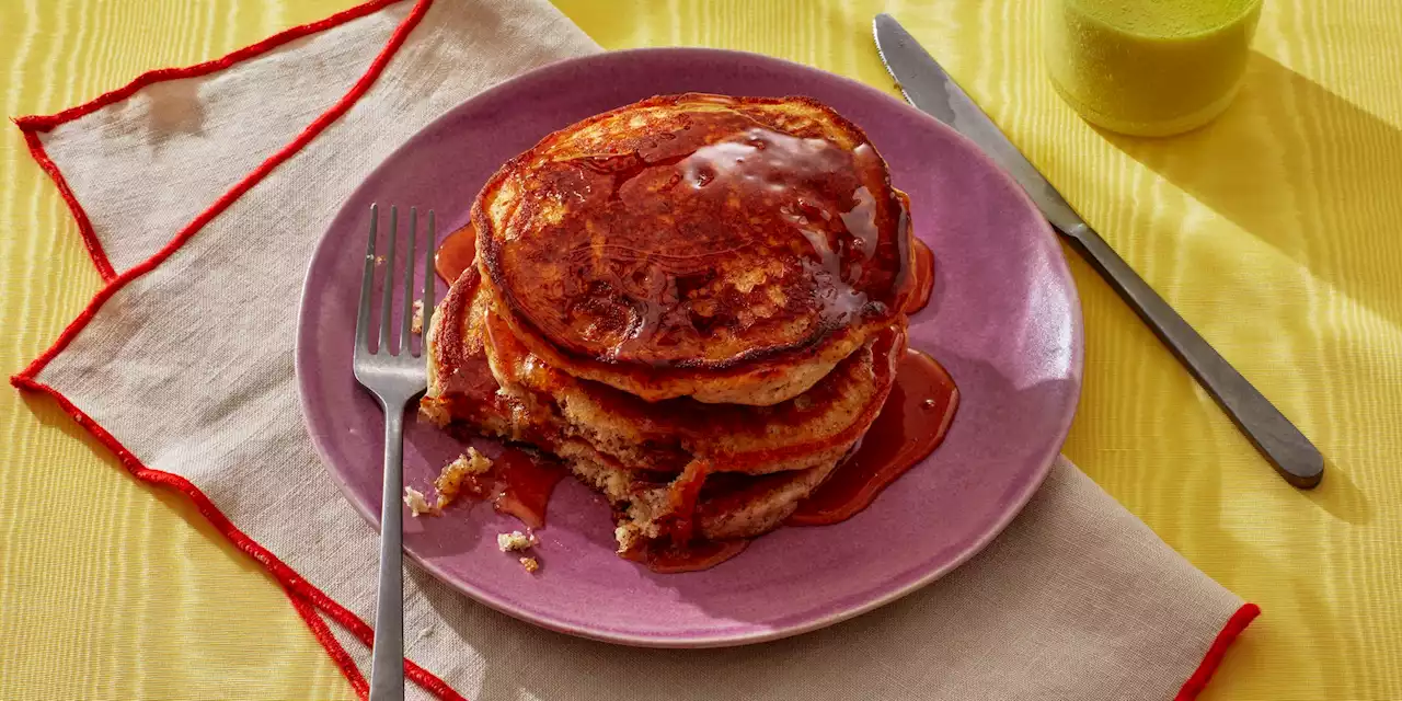 Fluffy Flax Pancakes