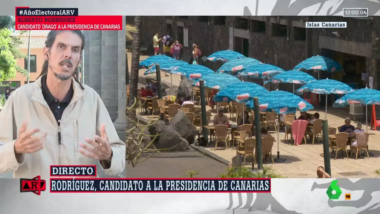 Alberto Rodríguez, candidato de Drago a la presidencia de Canarias: 'Parece que España es solo lo que ocurre dentro de la M-30'