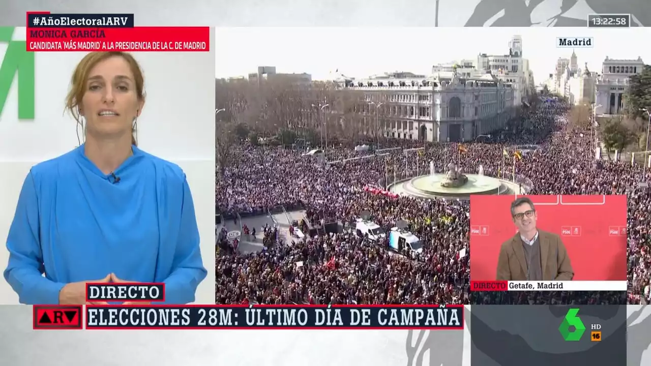 Mónica García (Más Madrid): 'Madrid va a dejar de ser guarida de ultrarricos que no tienen compromiso con la sanidad pública'