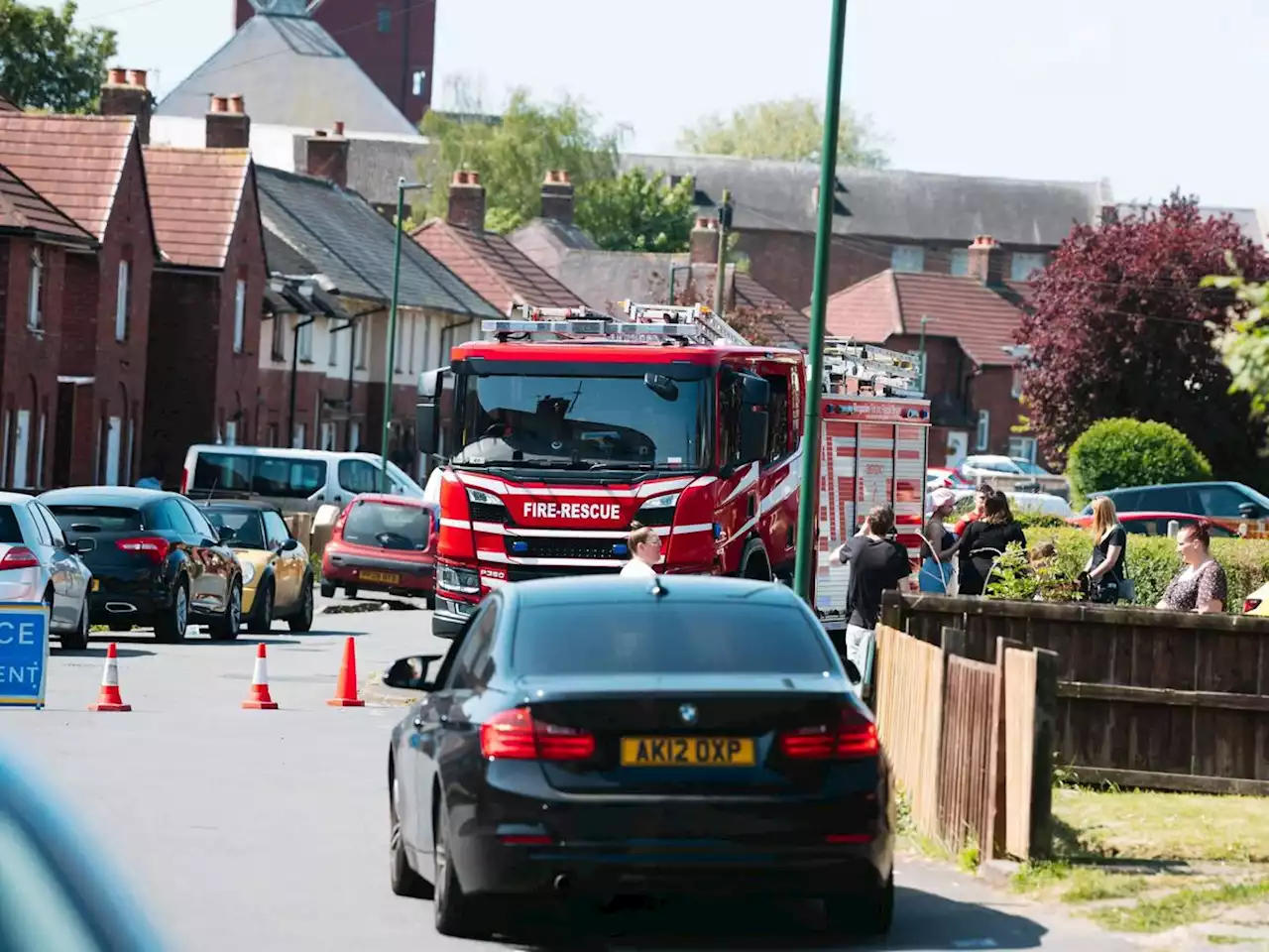 Homes evacuated as Shrewsbury road is closed by gas leak