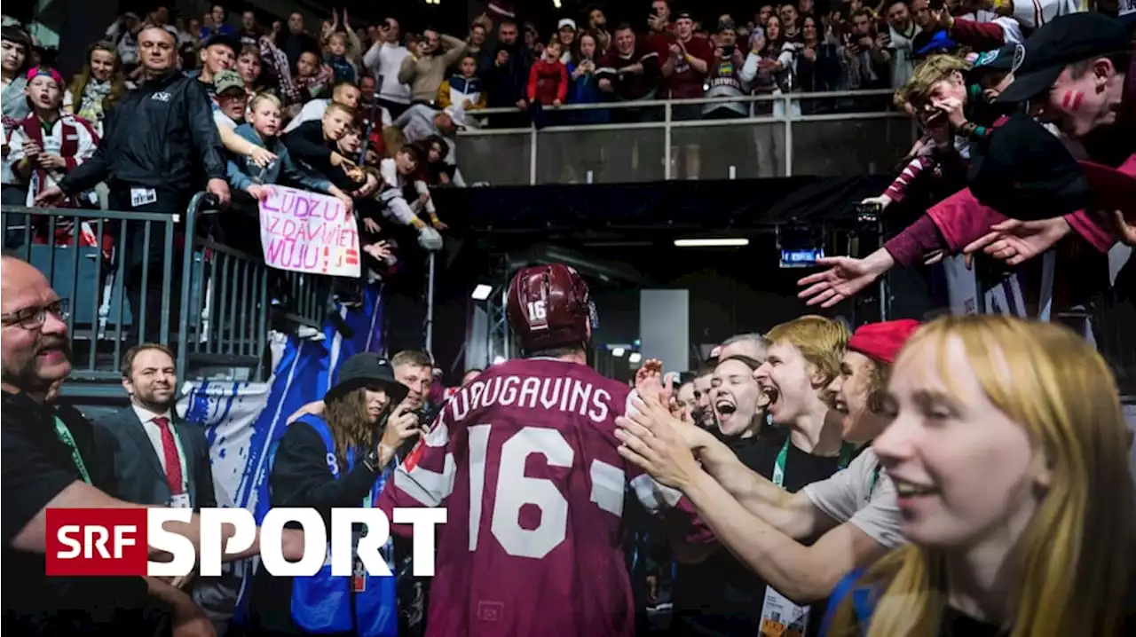 Halbfinals an Eishockey-WM - Trägt Lettlands Euphorie das Team in der Fremde noch weiter?