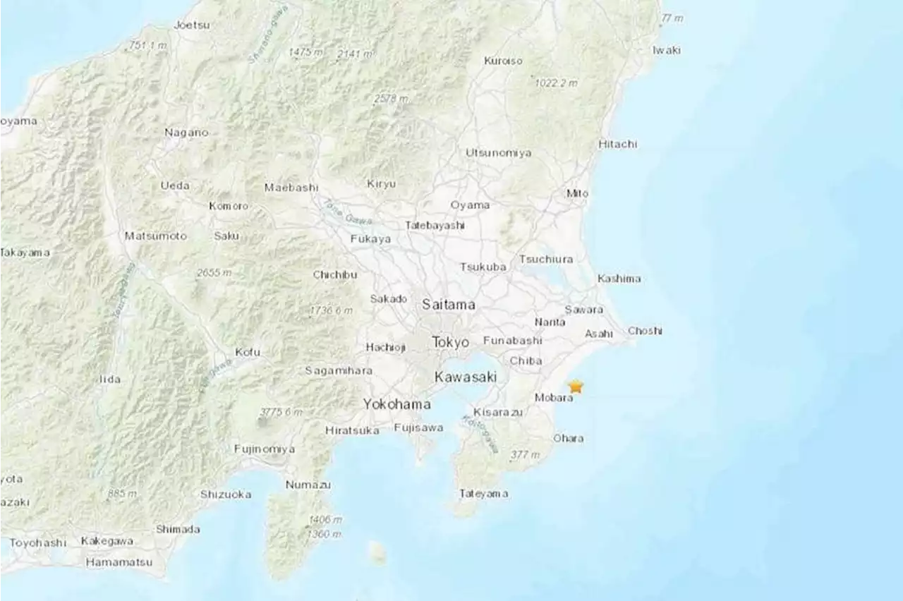 Magnitude 6.2 earthquake hits east of Tokyo, no tsunami warning