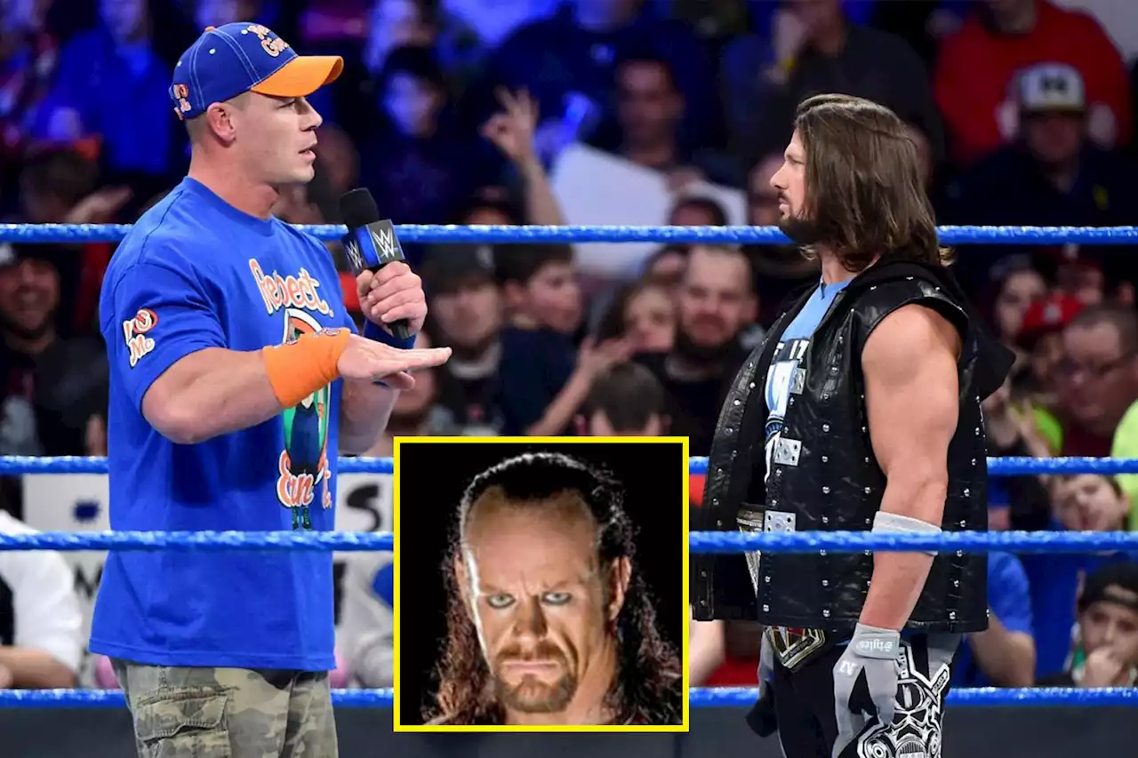 AJ Styles names top five favourite rivals including John Cena but no Undertaker