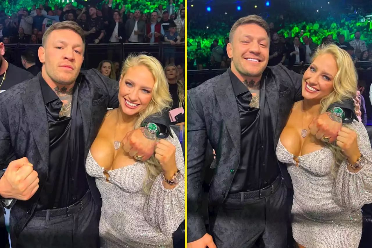 Ebanie Bridges jokes UFC icon Conor McGregor manhandled her at Katie Taylor's homecoming fight